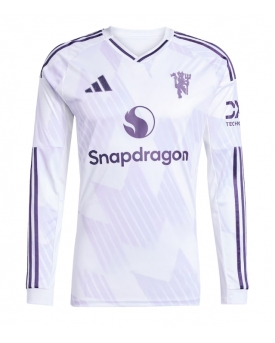 Manchester United Maglia Gara Trasferta Repliche 2025-26 Maniche Lunghe